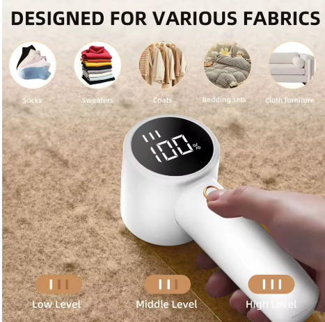 Portable Electric Lint Remover for Clothes & Furniture